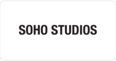 black text that reads 'soho studios'.