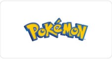 Yellow and blue pokemon logo.