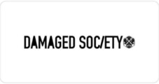 Logo for Damaged Society clothing store.